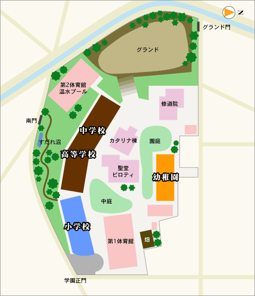 学園施設マップ